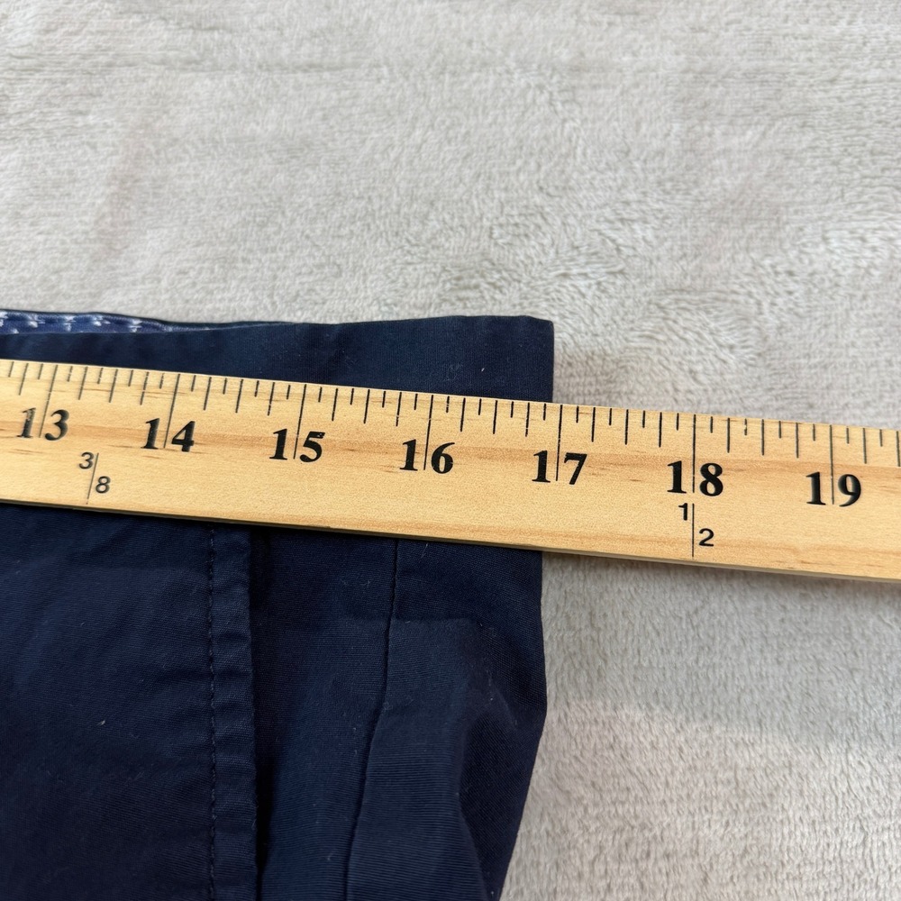Banana Republic Aiden Chino Mens 33x30 Navy Blue Slim Fit Stretch Pants FOS-2 - Picture 8 of 11